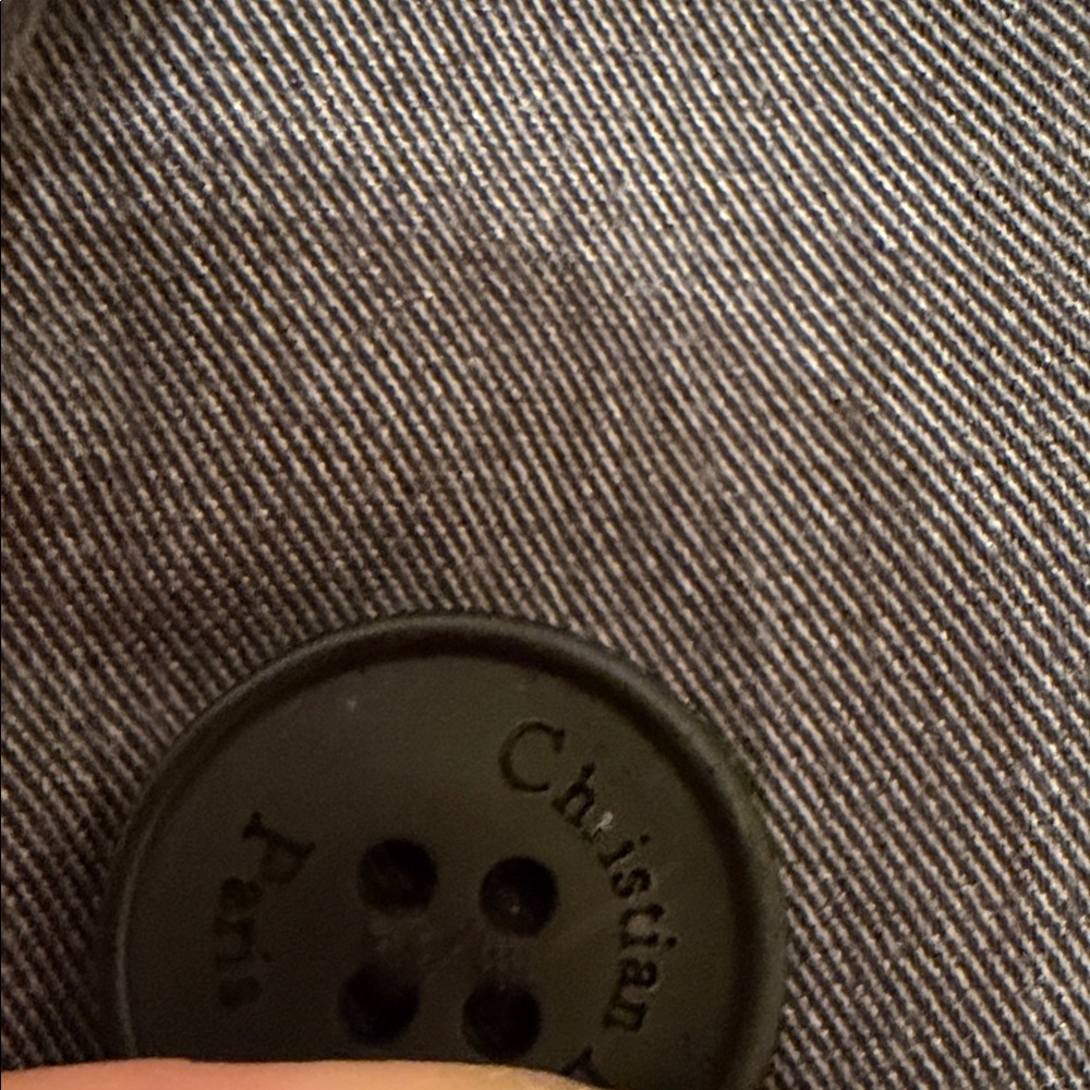 Clone 1:1Dior Gray Blazer with Black Graphic Lettering - Picture 4 of 8